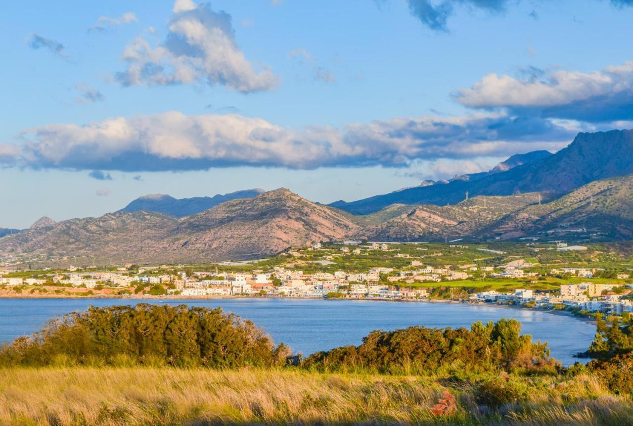 Studio Athena With Panoramic View Of Makrygialos Apartman Pilalímata Kültér fotó