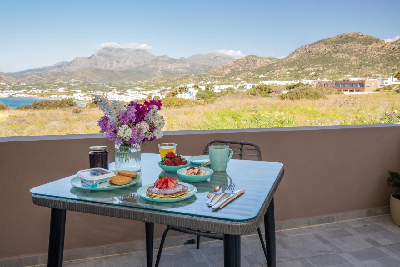 Studio Athena With Panoramic View Of Makrygialos Apartman Pilalímata Kültér fotó