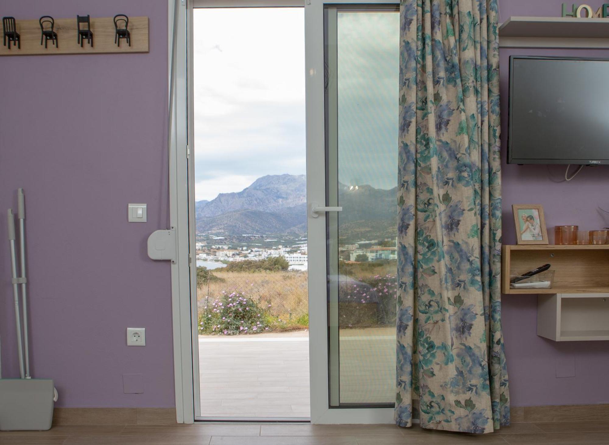 Studio Athena With Panoramic View Of Makrygialos Apartman Pilalímata Kültér fotó