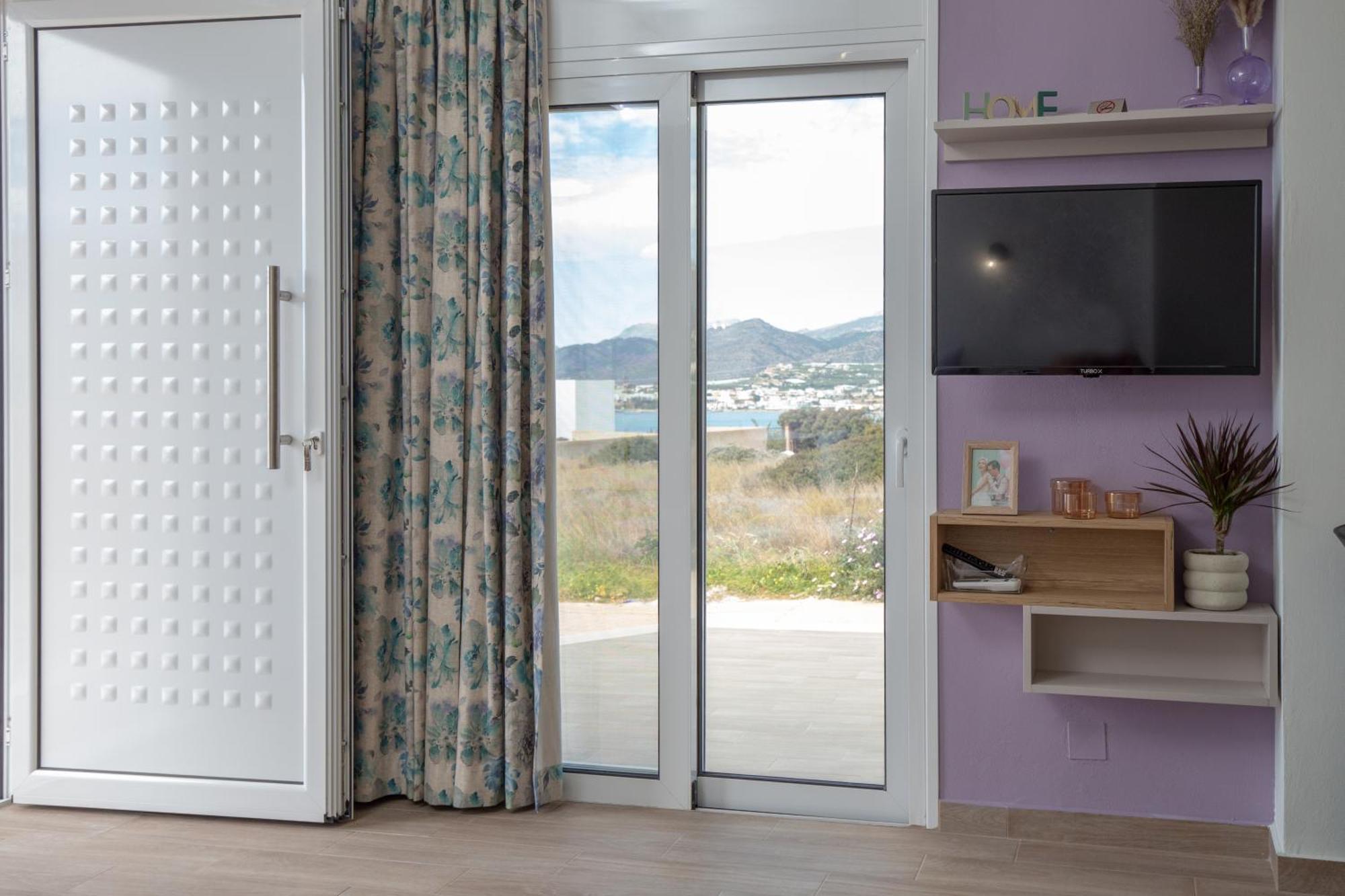 Studio Athena With Panoramic View Of Makrygialos Pilalímata Kültér fotó